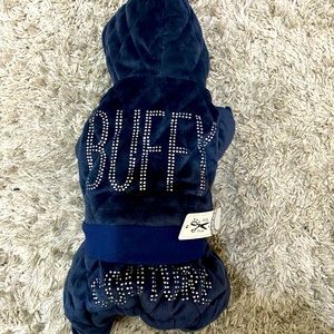 Bedazzled dog jumpsuit
